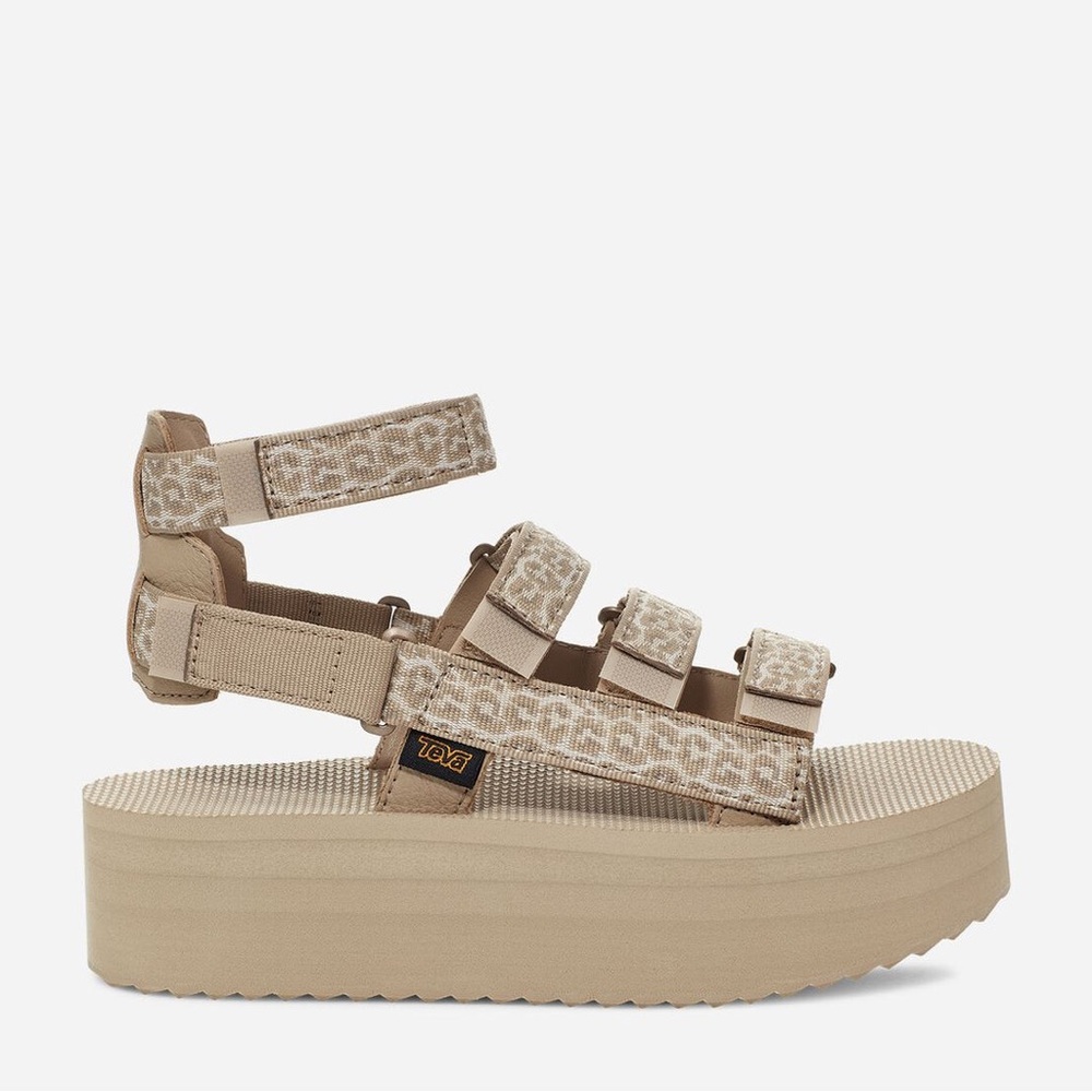 TEVA WOMEN'S PLATFORM MEVIA LEOPARD PRINT
